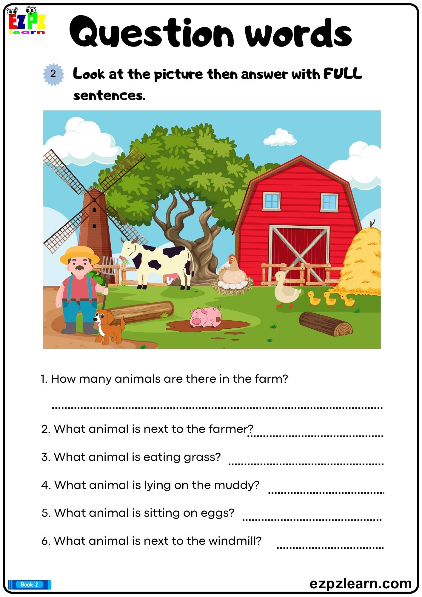 question-words-look-at-the-picture-then-answer-with-complete-sentences-bk2-grammar-worksheet-free-printable-pdf-ezpzlearn-com